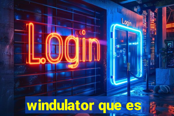 windulator que es